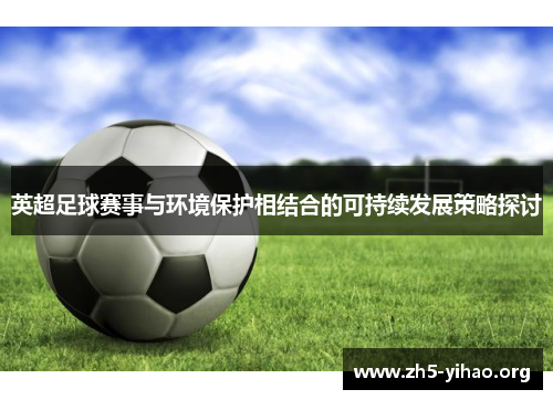 英超足球赛事与环境保护相结合的可持续发展策略探讨