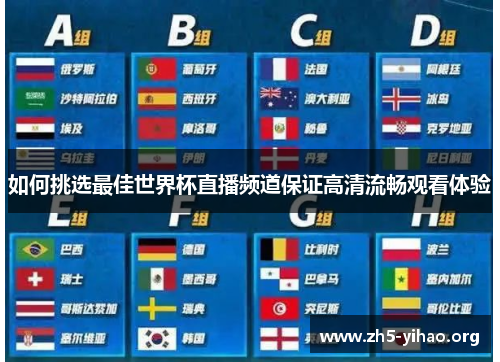 如何挑选最佳世界杯直播频道保证高清流畅观看体验