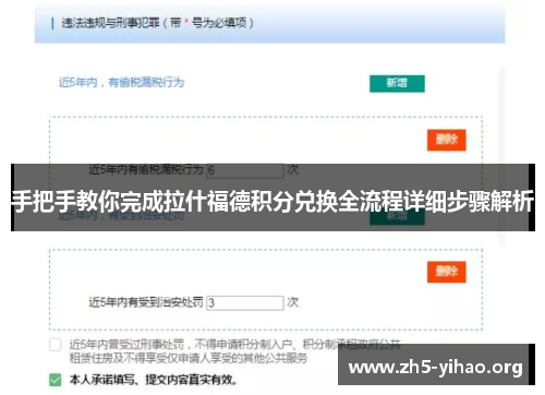 手把手教你完成拉什福德积分兑换全流程详细步骤解析 手把手教你完成拉什福德积分兑换全流程详细步骤解析